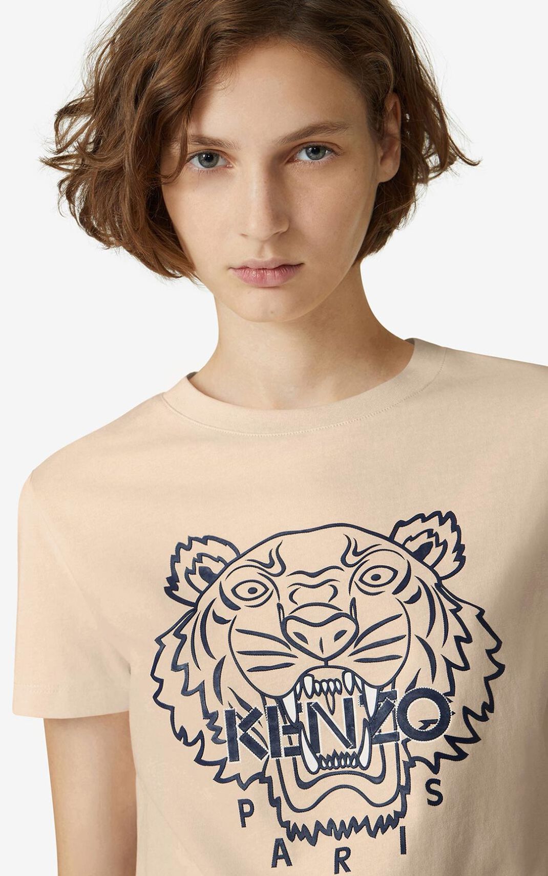 Camiseta Kenzo Tiger Feminino - Rosa | 304GLHUWJ